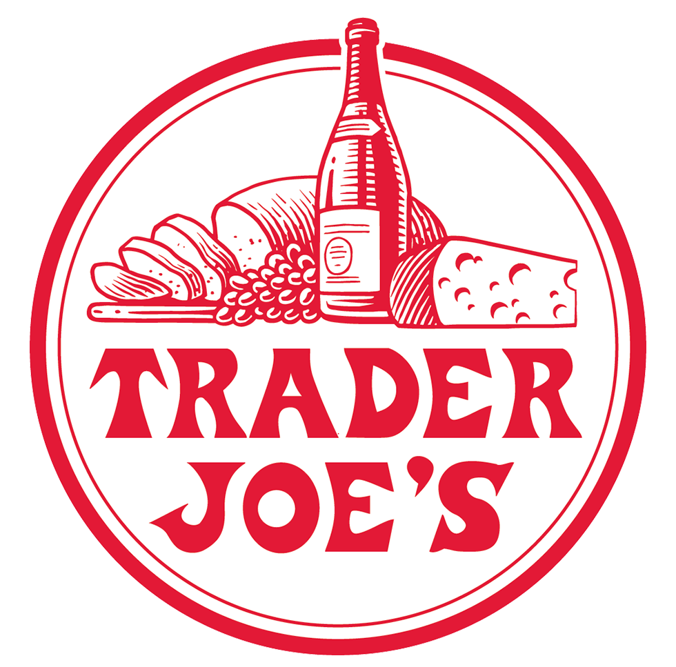 Trader Joes logo with a white background.